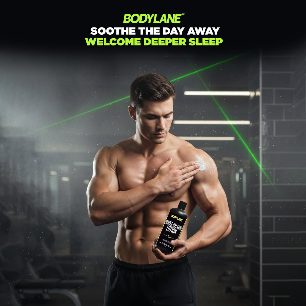 Bodylane Performance Muscle Relaxing Lotion – Deep Recovery & Sleep Support with Magnesium & Epsom Salt (200ml)