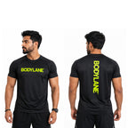 BODYLANE HIGH-PERFORMANCE POLYESTER GYM T-SHIRT