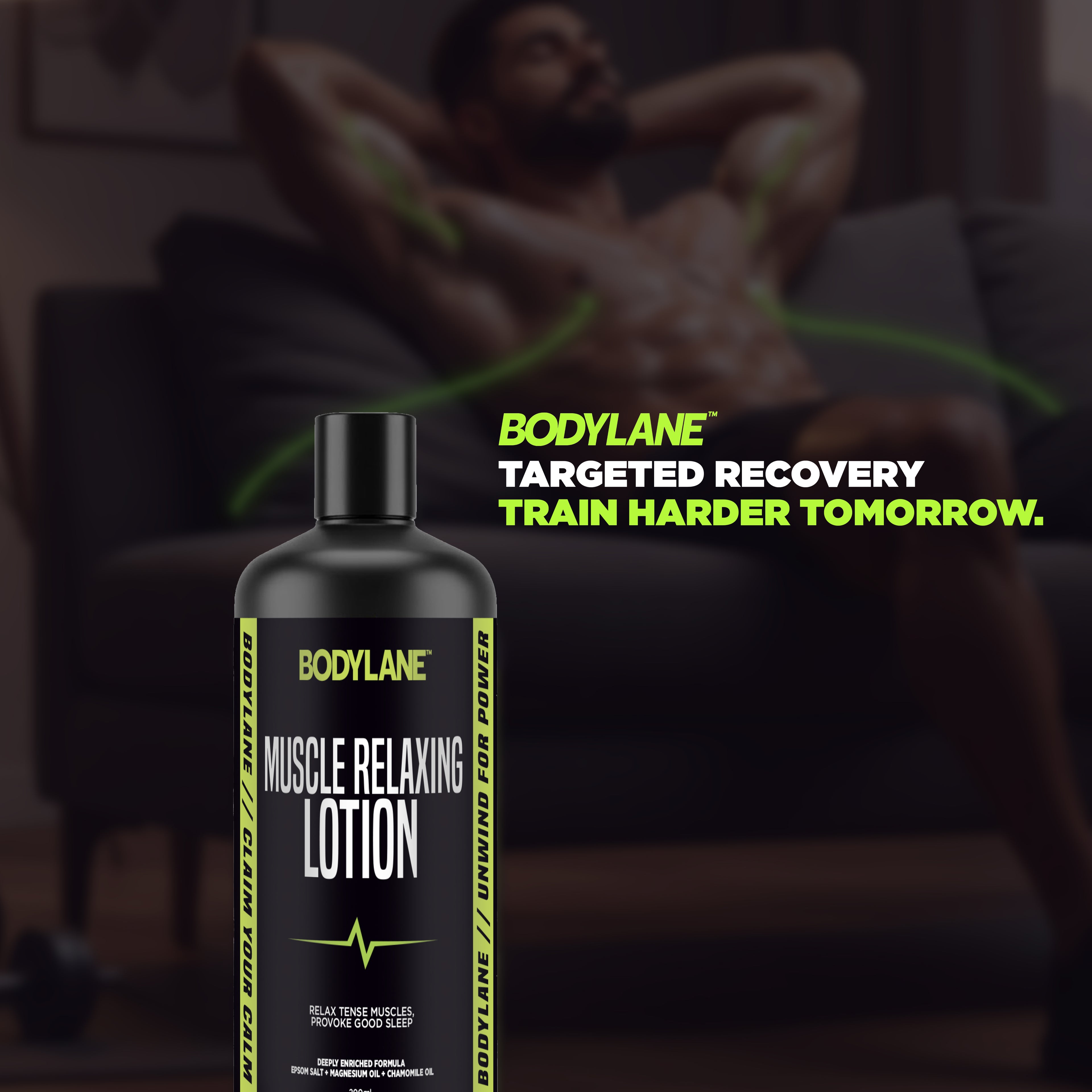 Bodylane Performance Muscle Relaxing Lotion – Deep Recovery & Sleep Support with Magnesium & Epsom Salt (200ml)