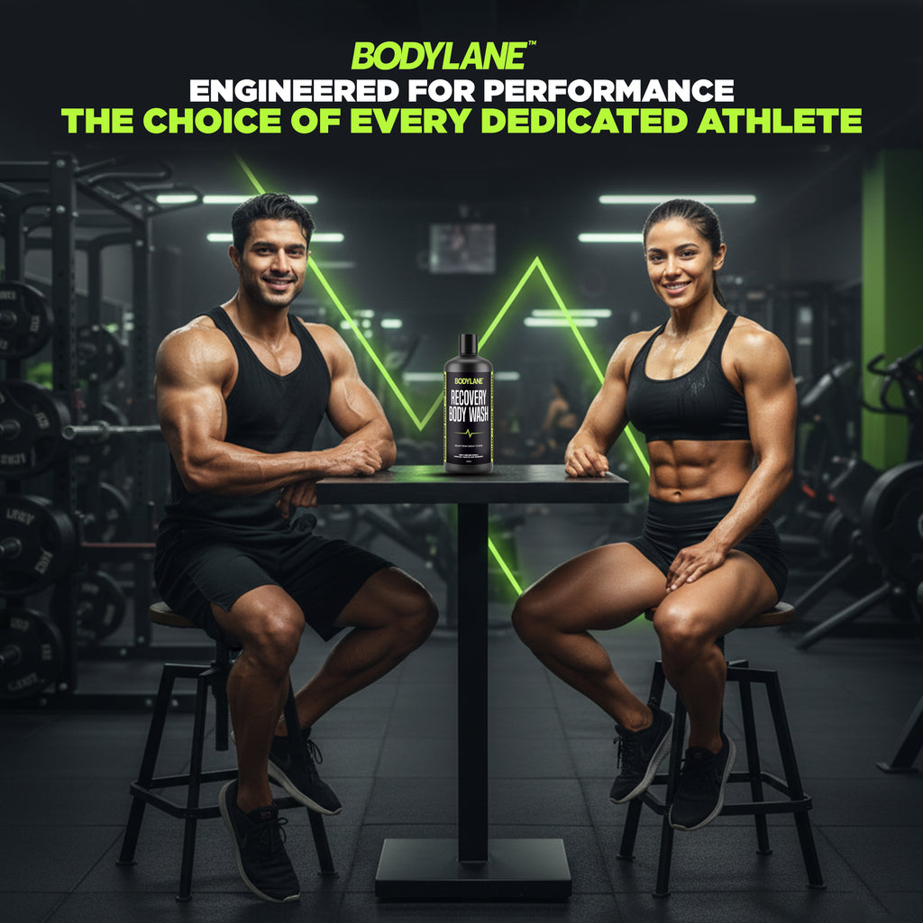 Bodylane Performance Recovery Body Wash – Post-Workout Muscle Soothe & Sweat Itch Relief (200ml)