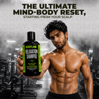 bodylane shampoo image with male model