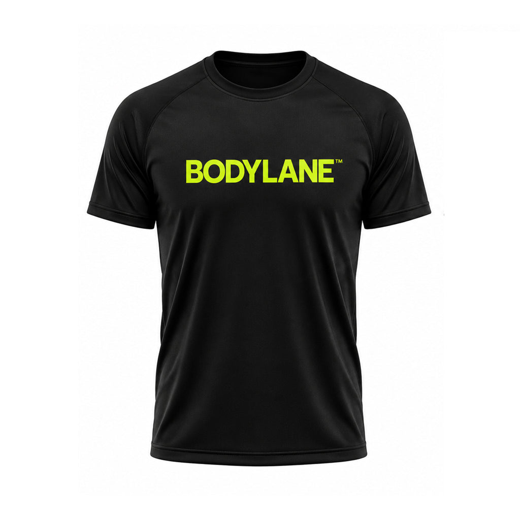 BODYLANE HIGH-PERFORMANCE POLYESTER GYM T-SHIRT