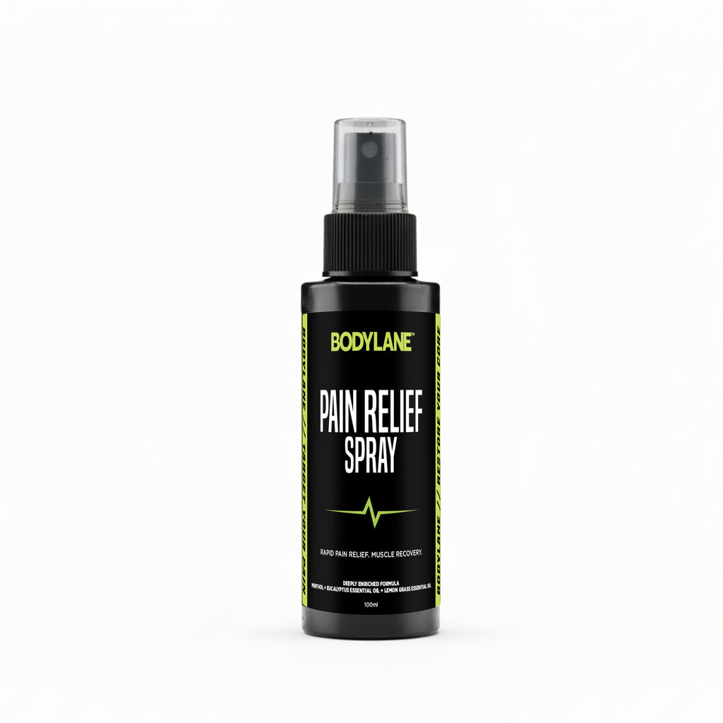 Bodylane Pain Relief Spray for Targeted Lower Back Pain and Spine Care after Workouts