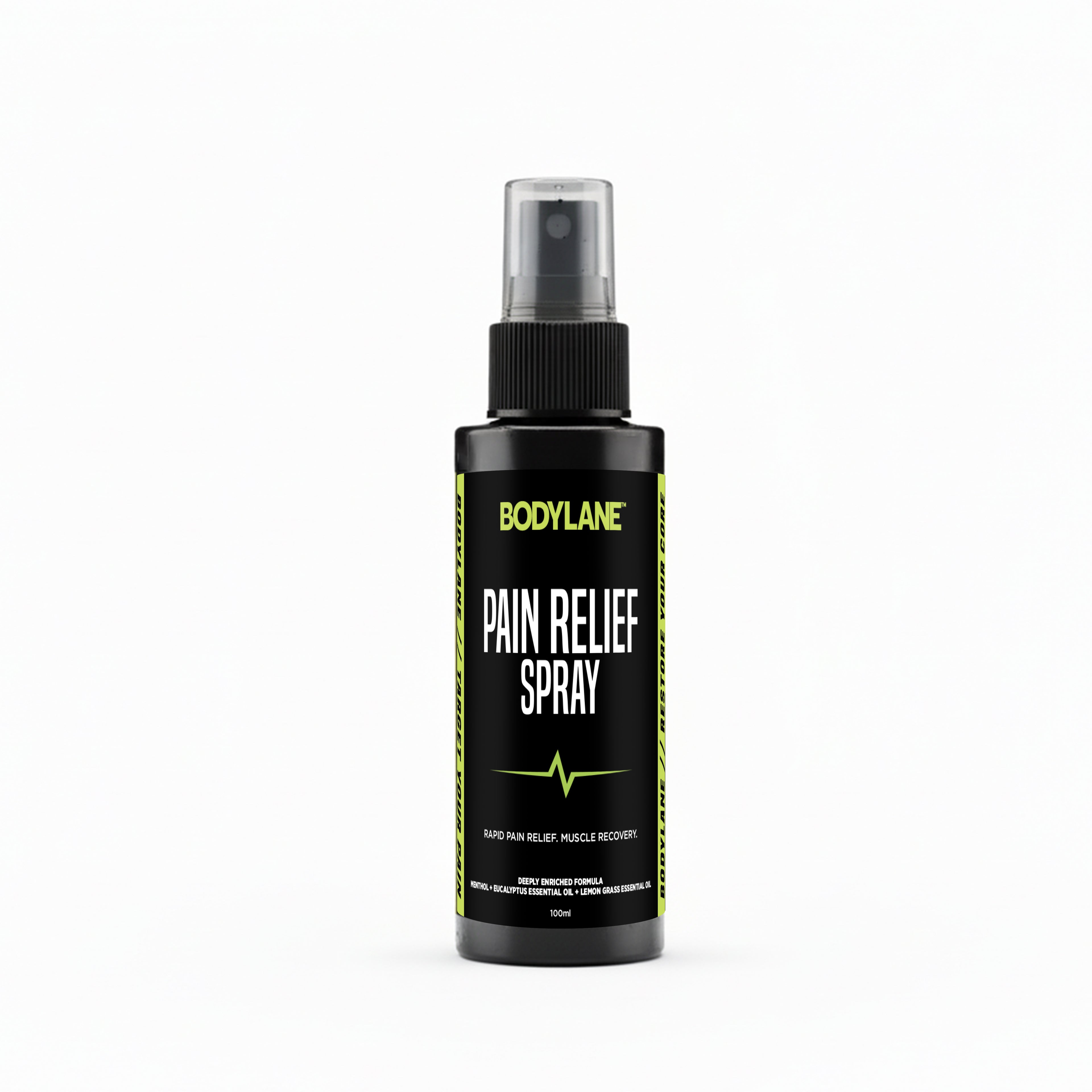 Bodylane Pain Relief Spray for Targeted Lower Back Pain and Spine Care after Workouts