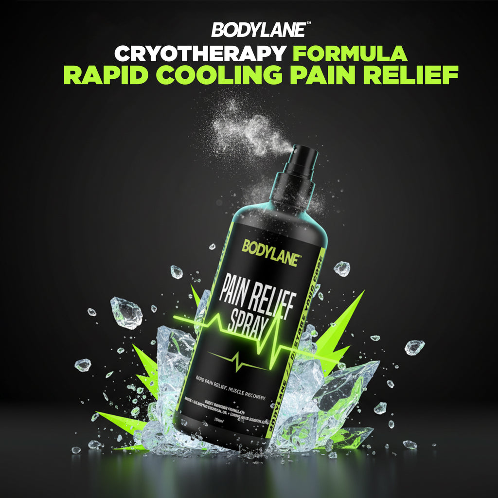 Bodylane Spray for Quick Shoulder Pain Relief and Chest Muscle Soreness in Athletes