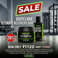 Exclusive launch offer 20% discount on Bodylane Recovery Combo including Post-Workout Gel and Performance Body Wash