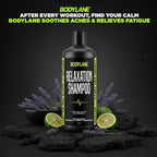 Anti-stress relaxation shampoo to promote deep restorative rest after gym