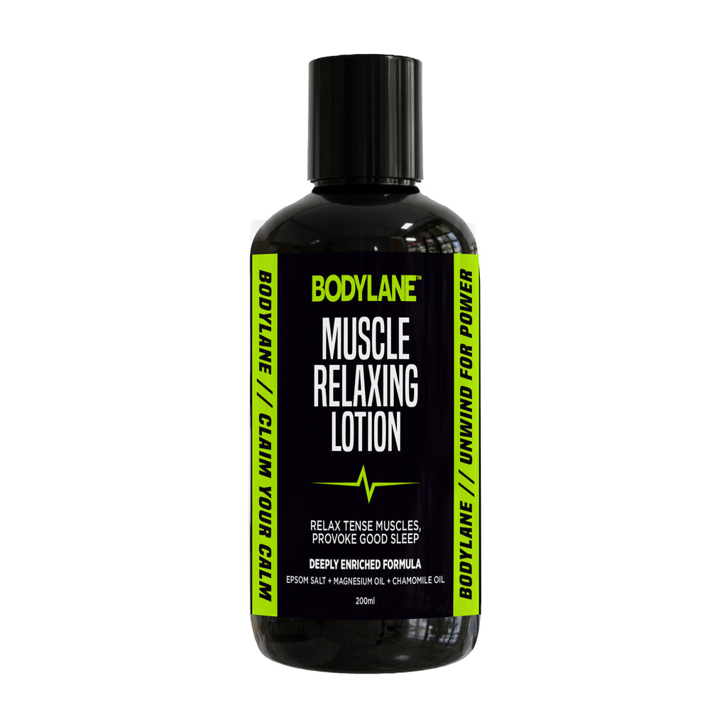 Bodylane Muscle Relaxing Lotion with Epsom Salt and Magnesium for muscle tension relief