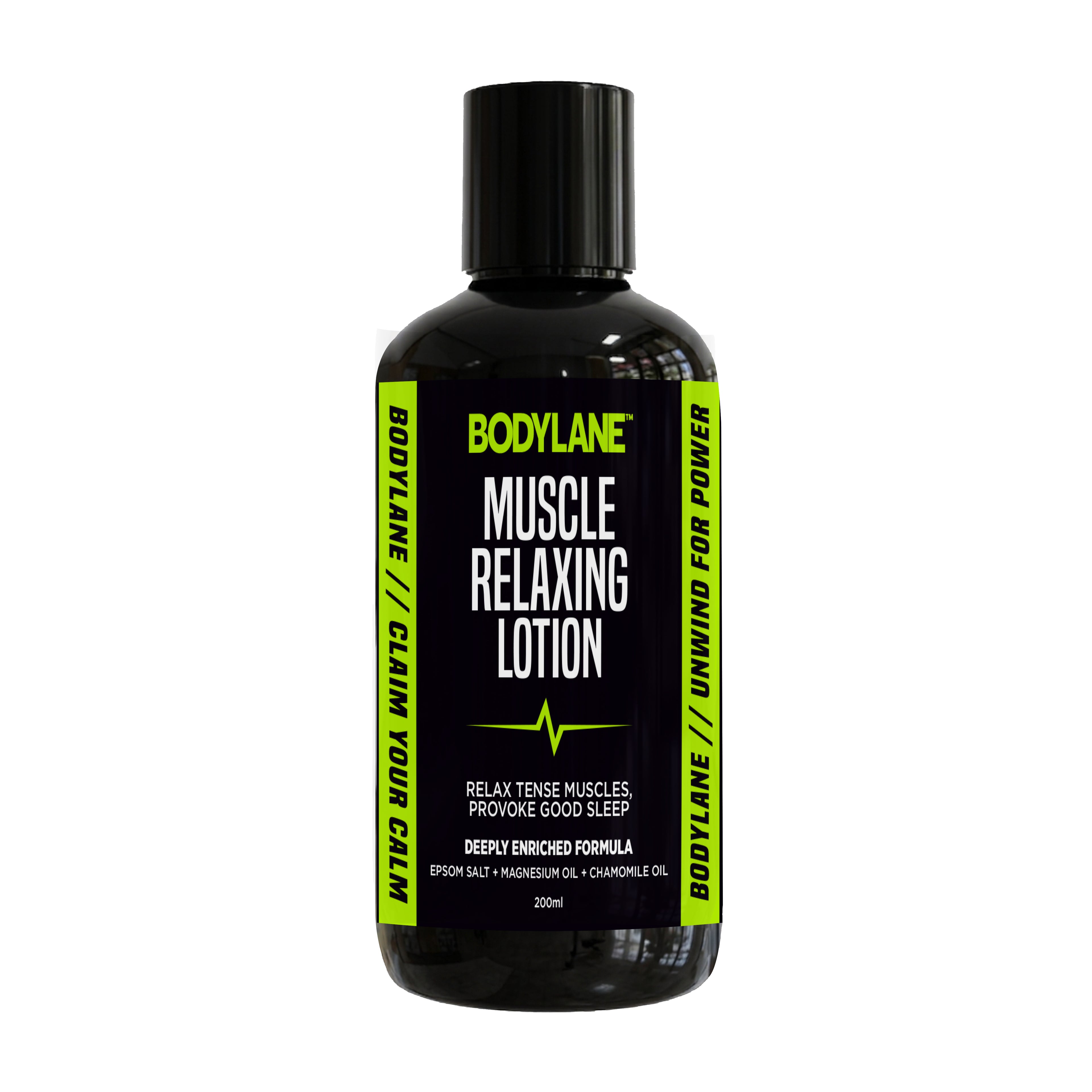 Bodylane Muscle Relaxing Lotion with Epsom Salt and Magnesium for muscle tension relief