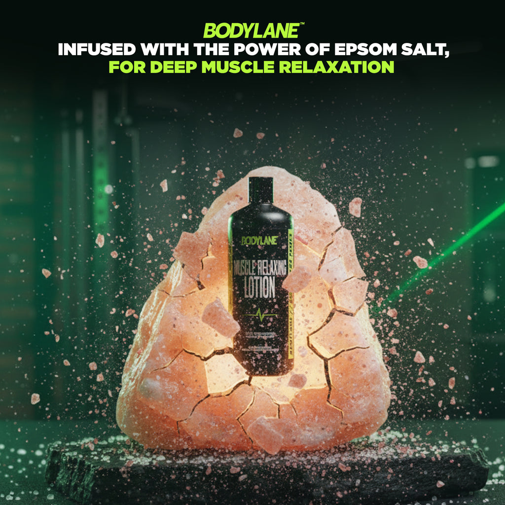 Muscle relaxing lotion for overnight relief from cramps and stiffness
