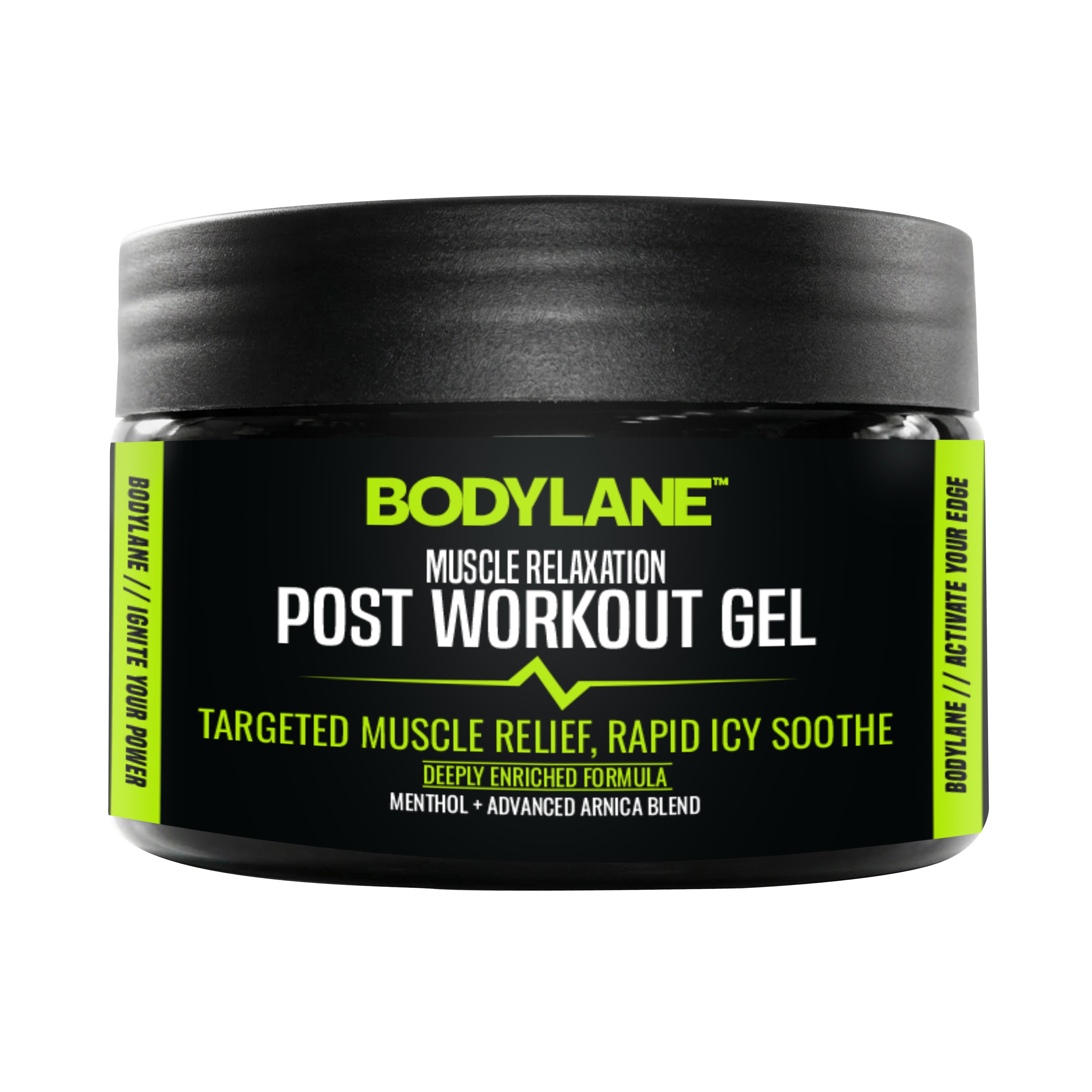 Bodylane Muscle Relaxation Post Workout Gel for Targeted Relief and Rapid Icy Soothe
