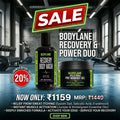 bodylane Recovery and Power Duo combo featuring Athletic Primer Pre-Workout Gel and Recovery Body Wash with 20% discount