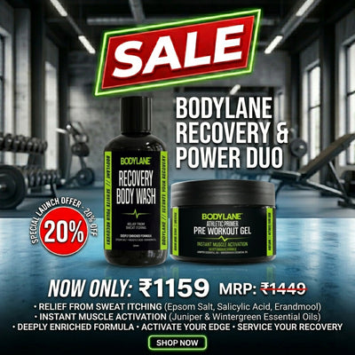 BODYLANE PRE WORKOUT + BODYWASH COMBO