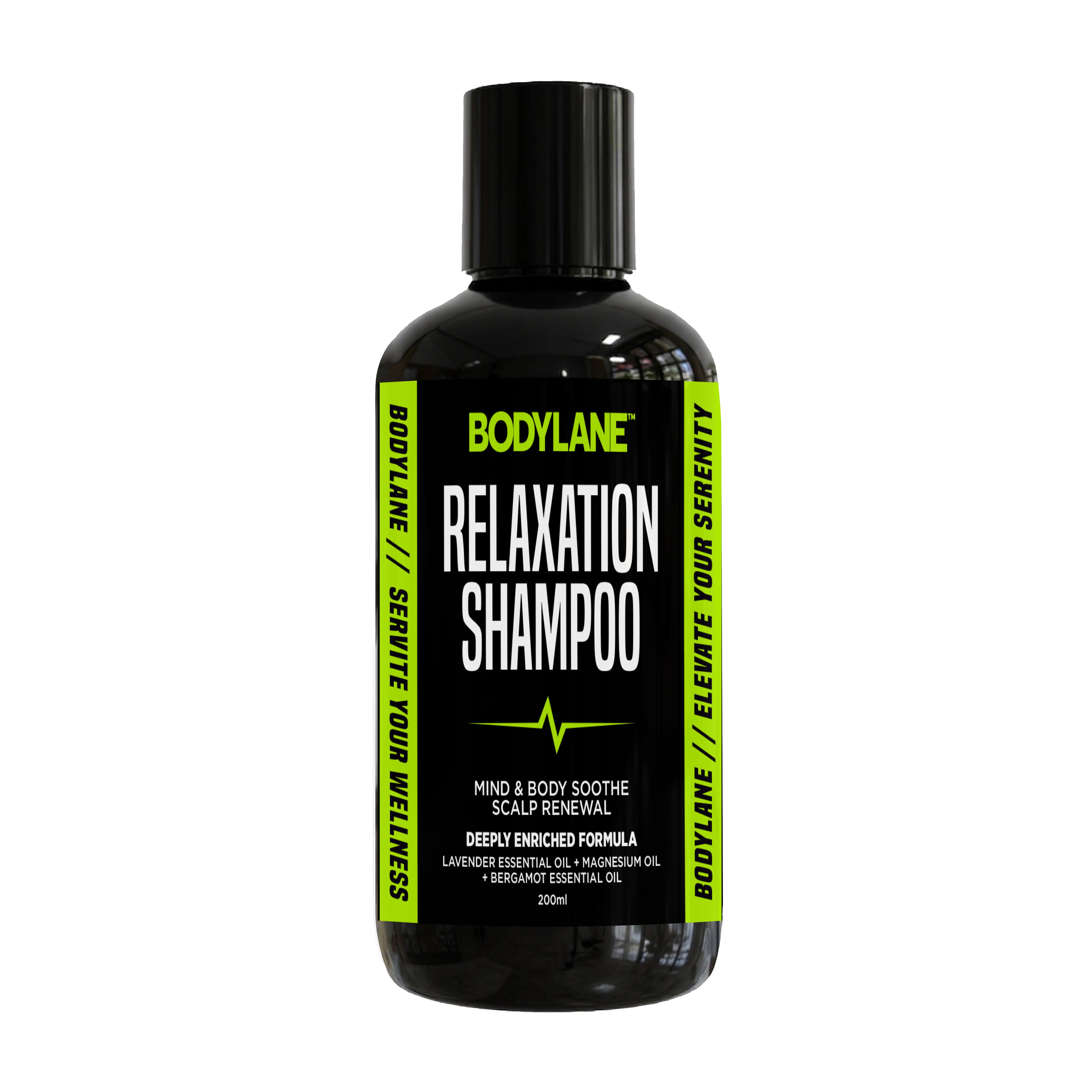 Bodylane Relaxation Shampoo for mind and body soothe with Lavender and Magnesium Oil