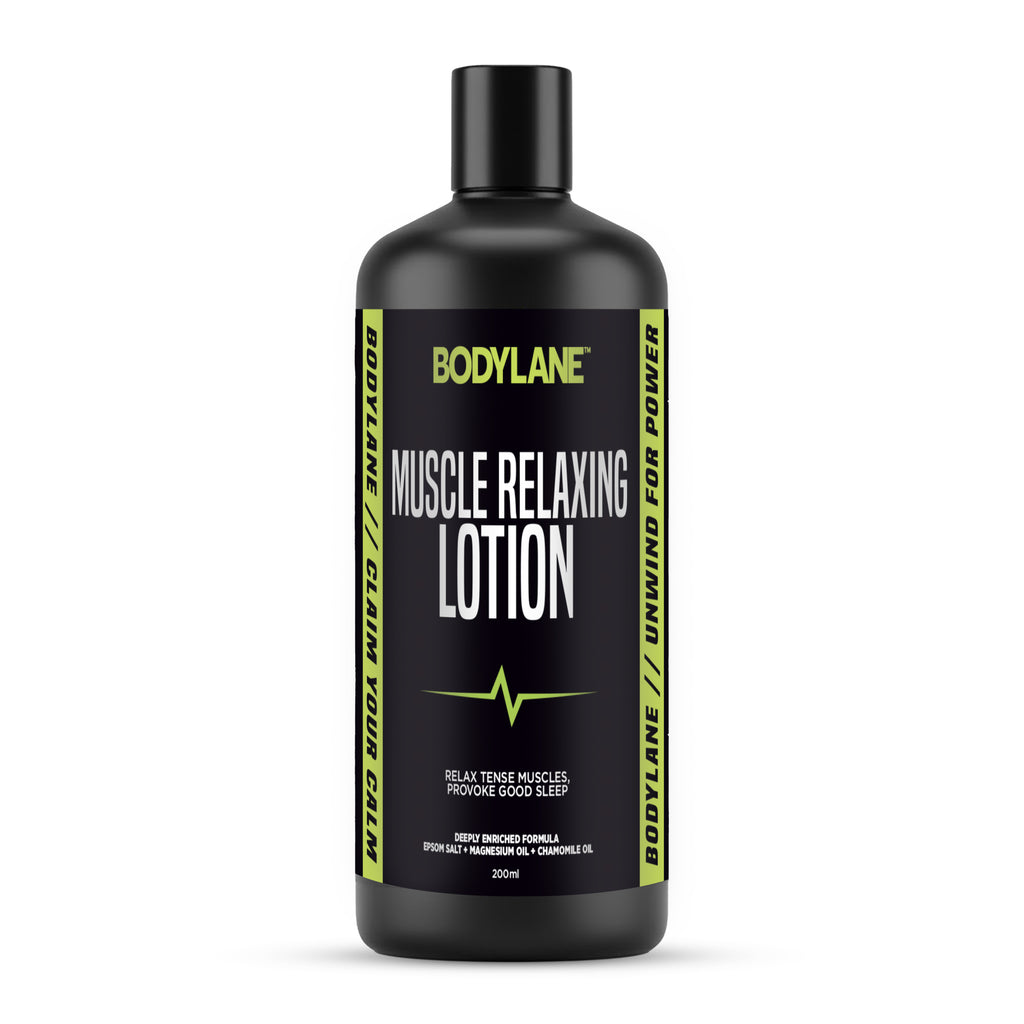 Bodylane Performance Muscle Relaxing Lotion – Deep Recovery & Sleep Support with Magnesium & Epsom Salt (200ml)