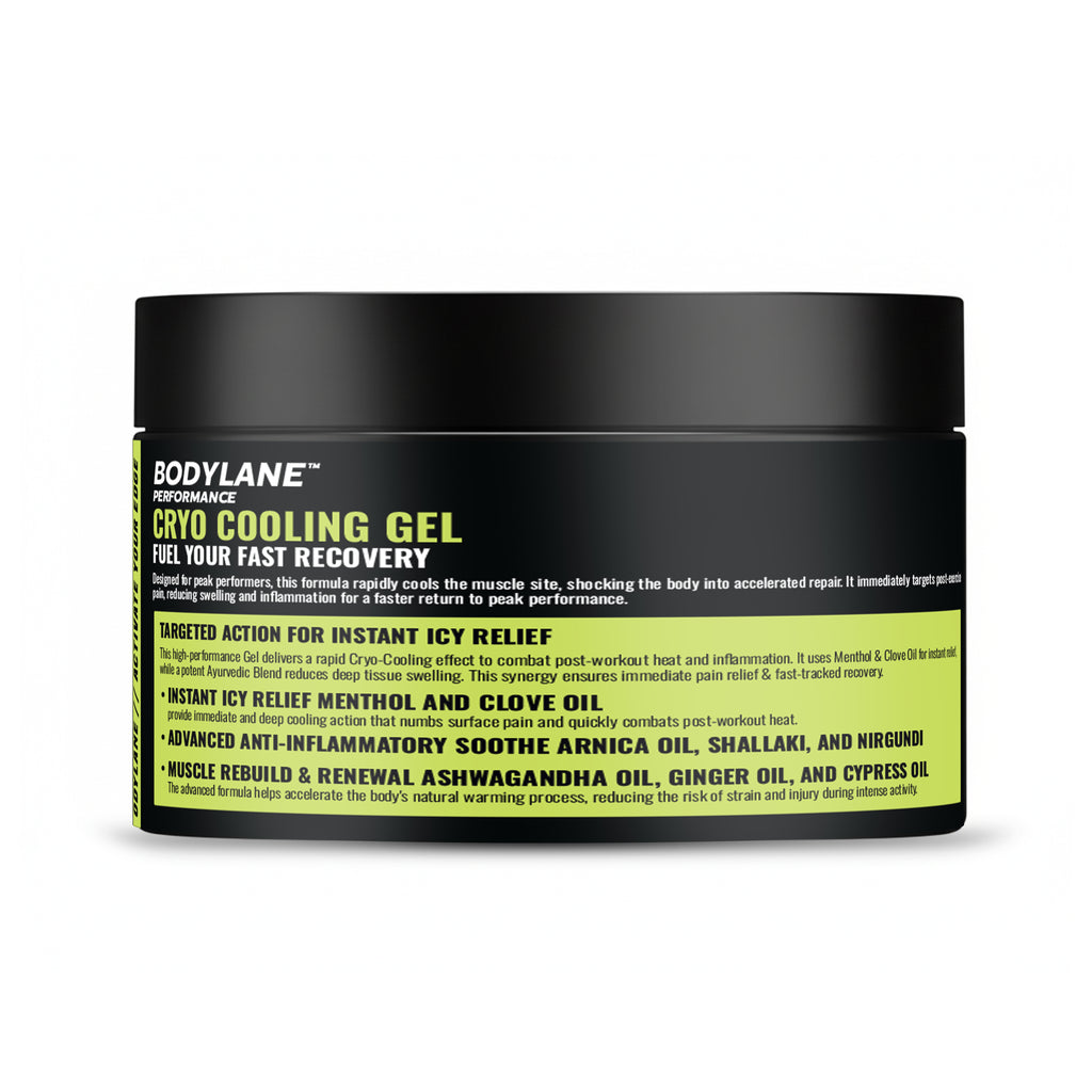 Bodylane Performance Post-Workout Cooling Gel – Targeted Muscle Relief & Rapid Icy Soothe (100g)
