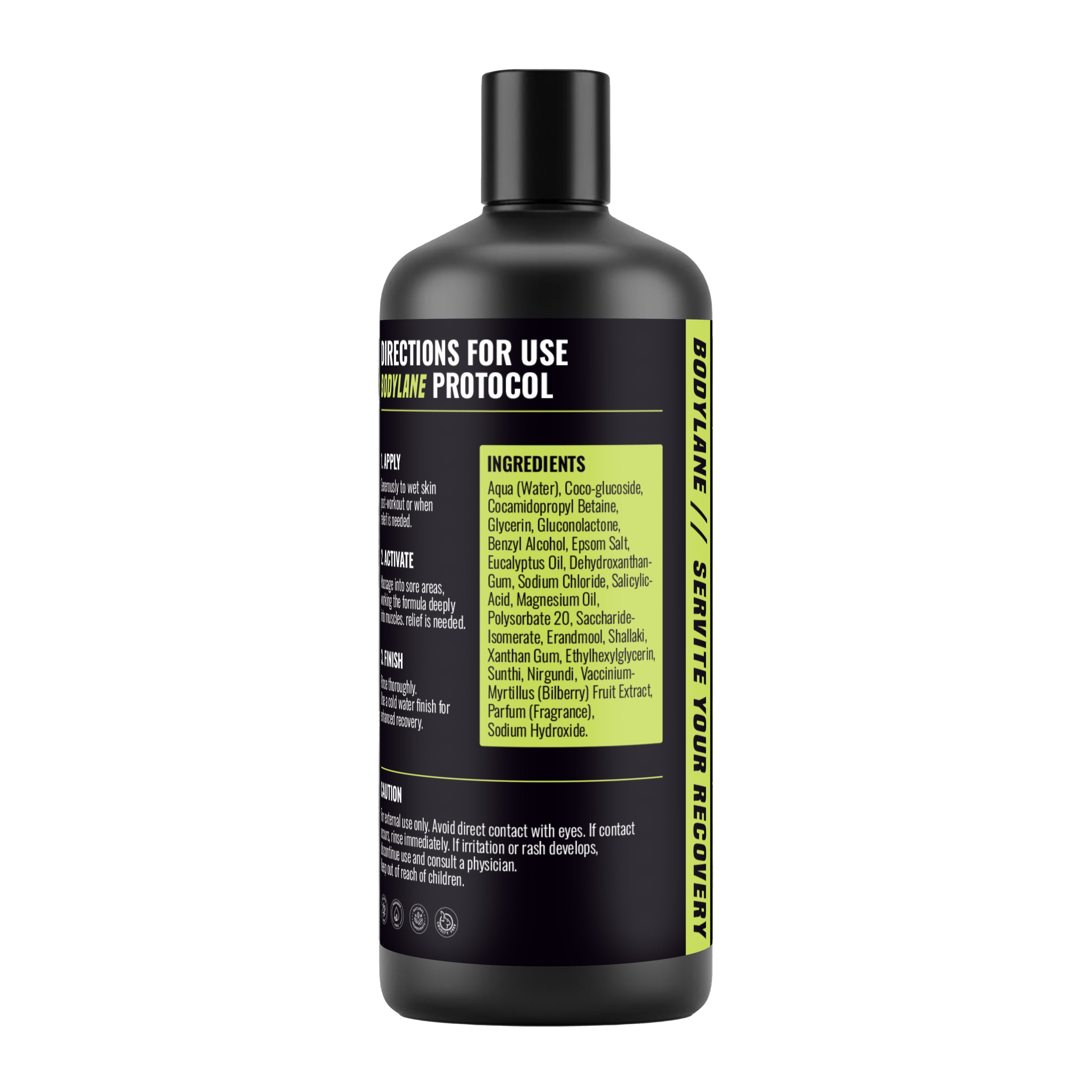 Bodylane Performance Recovery Body Wash – Post-Workout Muscle Soothe & Sweat Itch Relief (200ml)