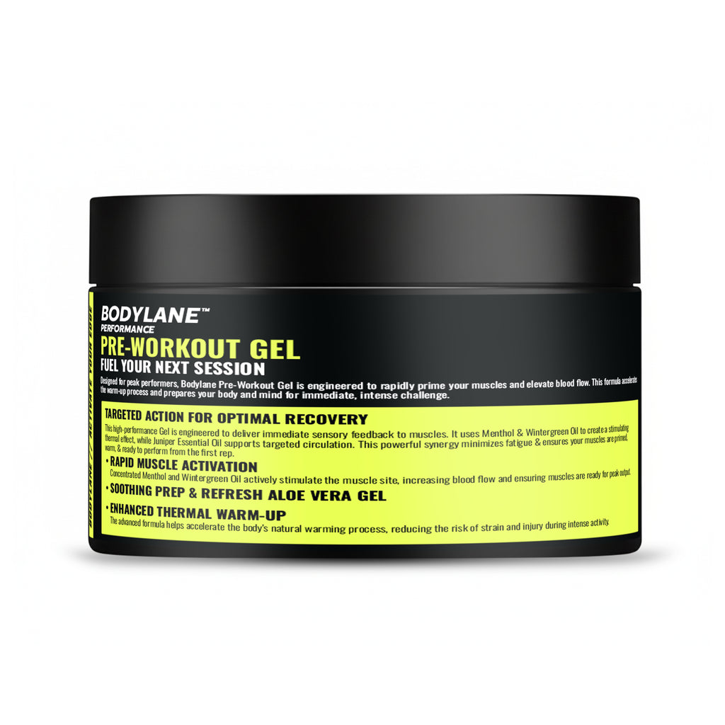 Bodylane Performance Pre-Workout Gel – Athletic Primer for Instant Muscle Activation (100g)